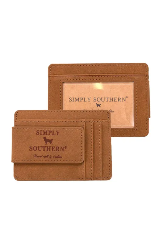 Simply Southern Leather Money Clip Wallet in Brown | 0223-MN-LTHR-WALLET-SIMPLY sold by Glik’s