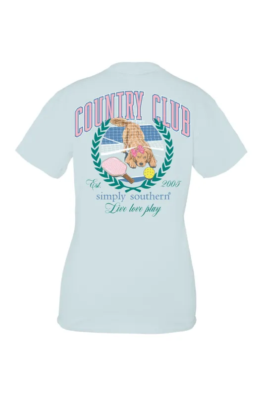 Simply Southern Plus Size Club T-Shirt for Women in Blue | EXT-SS-CLUB-SPOUT sold by Glik’s