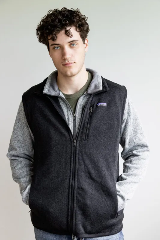 Patagonia Men’s Better Sweater Fleece Vest in Black | 25882-BLK BLACK sold by Glik’s