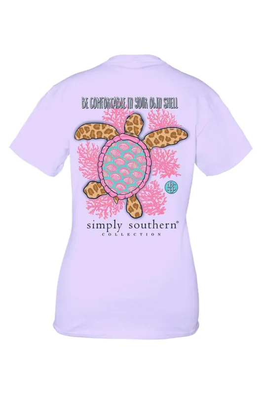 Simply Southern Plus Size Your Own Shell T-Shirt for Women in Purple | EXT-SS-OWN-ASTER sold by Glik’s