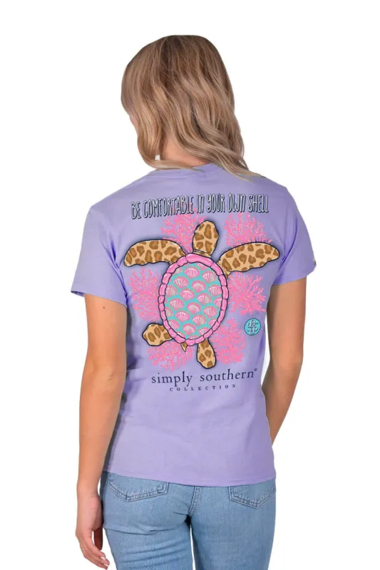 Simply Southern Your Own Shell T-Shirt for Women in Purple | SS-OWN-ASTER sold by Glik’s