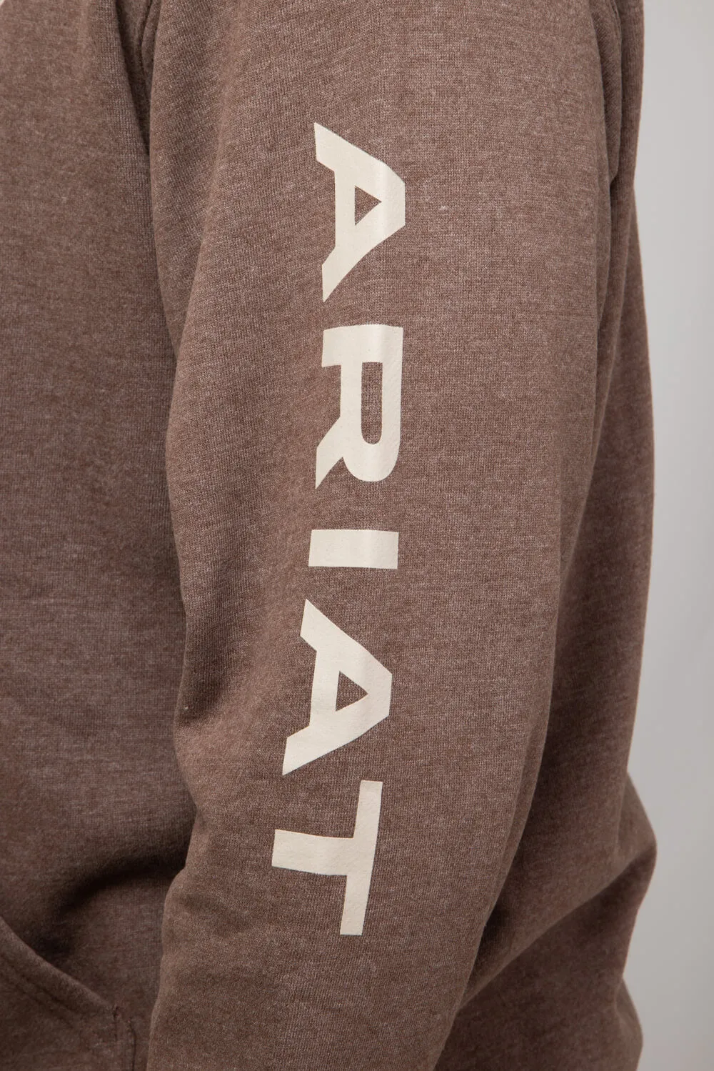 Ariat Logo Hoodie for Men in Chestnut | 10052769-CHESTNUT sold by Glik’s product image thumbnail 3