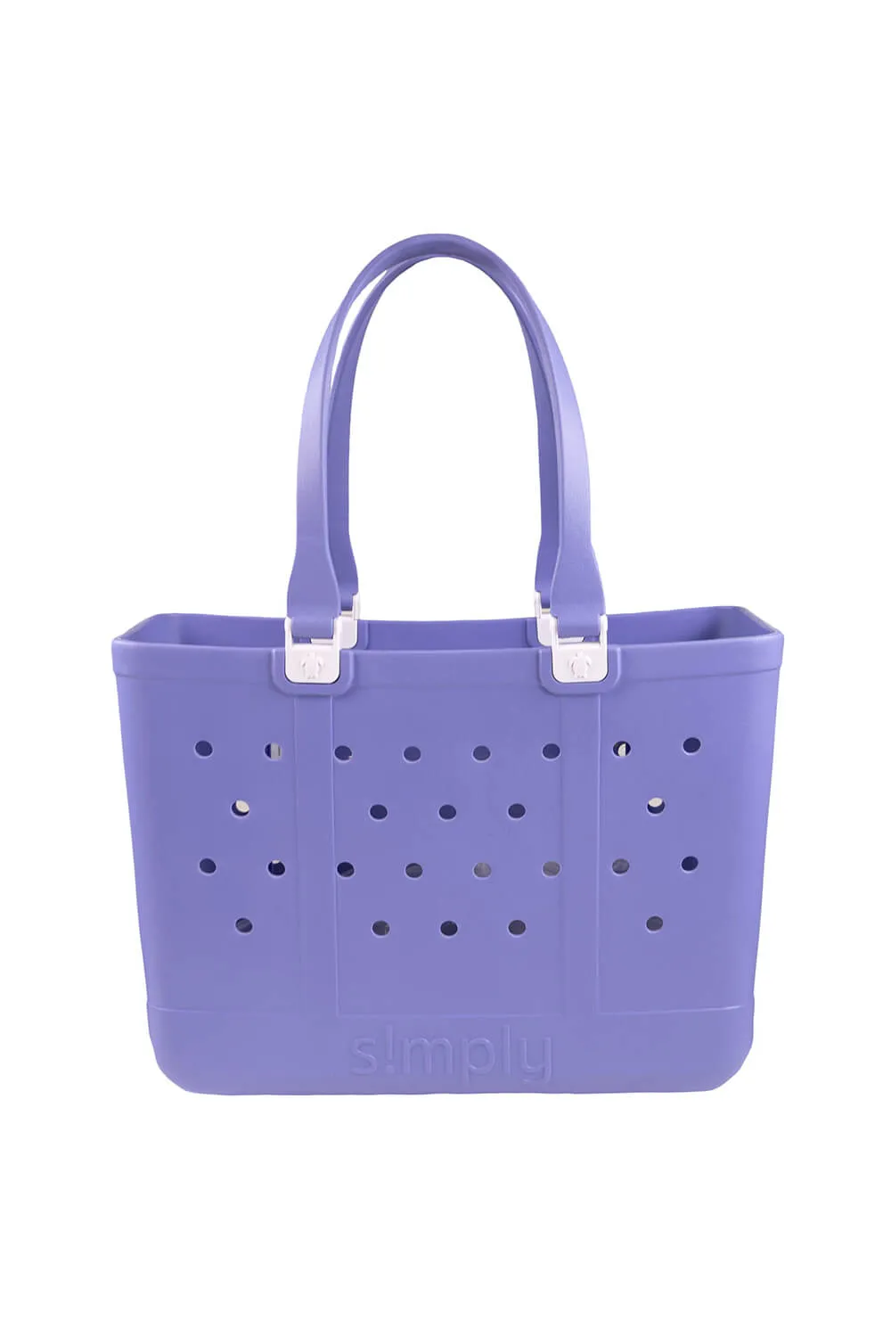 Simply Southern Large Waterproof Tote Bag in Iris | PP-0123-SIMPLYTOTE-LG-IRIS sold by Glik’s