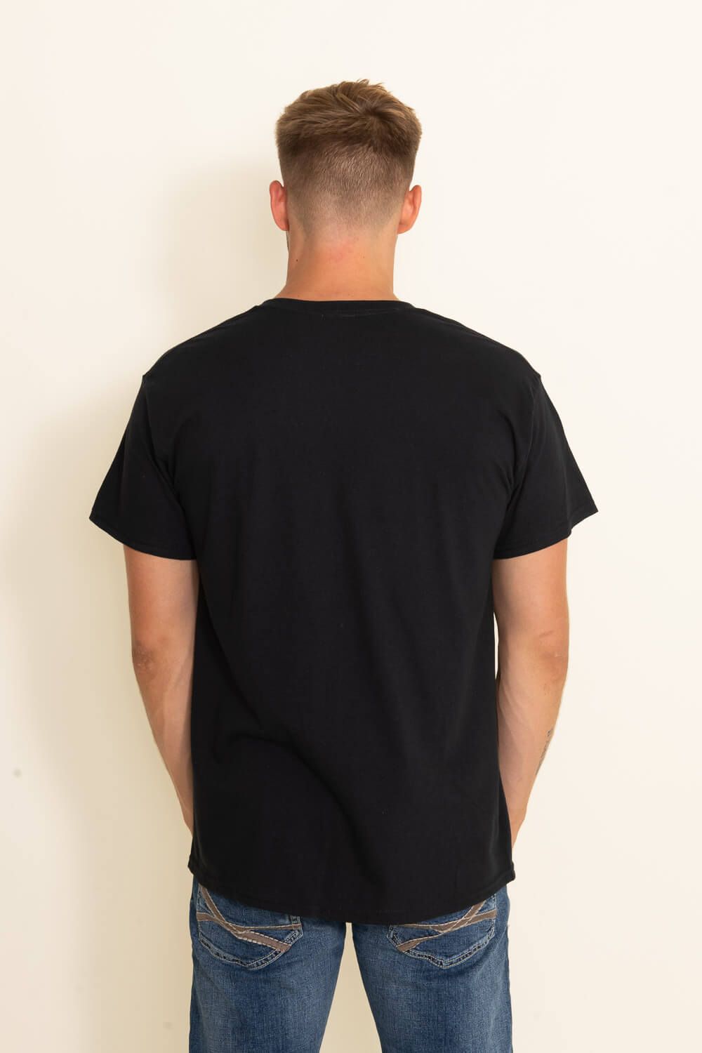 Brew City Apparel Busch Light Two-Tone T-Shirt for Men in Black | 15620-812A-BLACK sold by Glik’s product image thumbnail 2