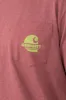 Carhartt Pocket Super Dux Graphic T-Shirt for Men in Red | 106157-R96-APPLEBUTTERHEATHER sold by Glik’s