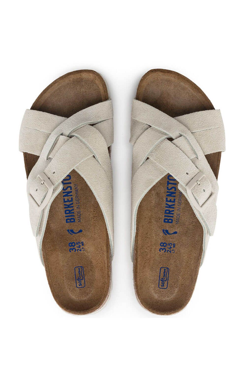 Birkenstock Lugano Soft Footbed Sandals for Women in Antique White | 1024560 sold by Glik’s product image thumbnail 2