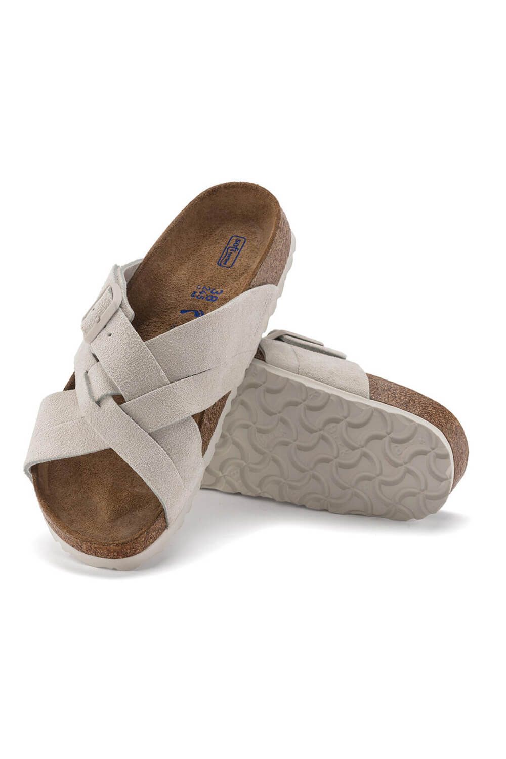 Birkenstock Lugano Soft Footbed Sandals for Women in Antique White | 1024560 sold by Glik’s product image thumbnail 3