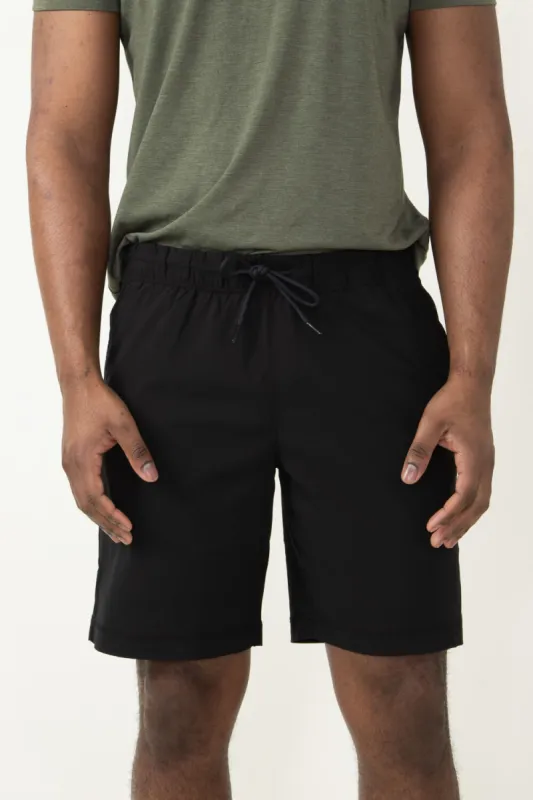 Copper & Oak Tech Pull On Shorts for Men in Black | K2S510-005BLACK sold by Glik’s
