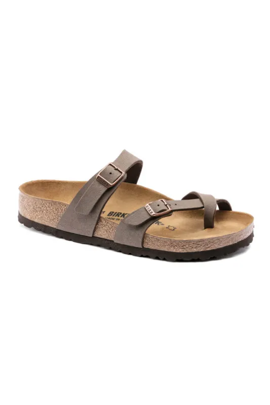 Birkenstock Mayari Birkibuc Sandals for Women in Mocha | 71061 sold by Glik’s