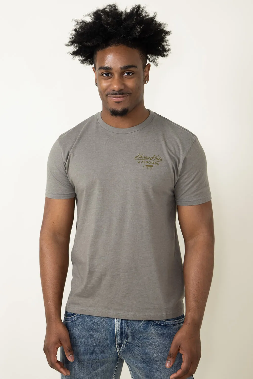 Honey Hole Set The Hook T Shirt for Men in Tan | SS-STH-TAN sold by Glik’s product image thumbnail 2