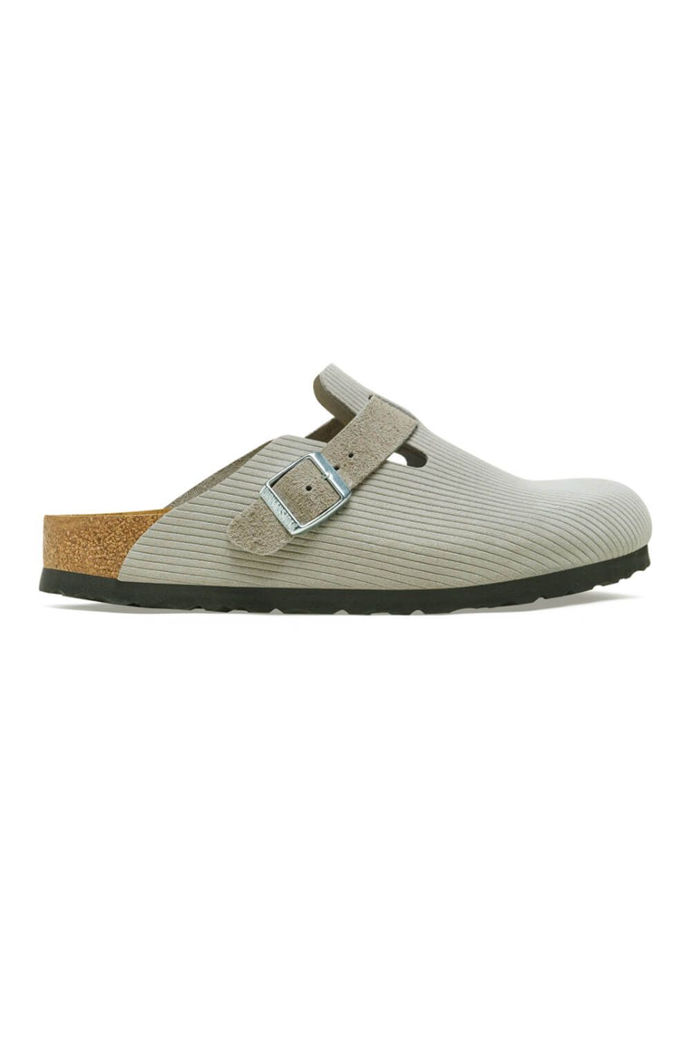 Birkenstock Boston Corduroy Suede Clogs for Women in Stone Coin Grey | 1026211 sold by Glik’s product image thumbnail 4
