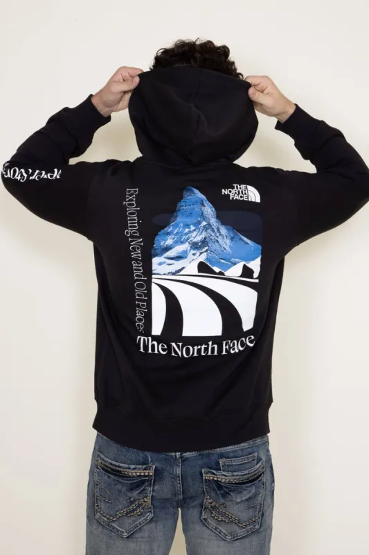 The North Face Places We Love Hoodie for Men in Black | NF0A811R-OGD sold by Glik’s
