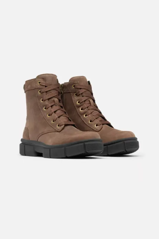 Sorel Explorer STRT Lace Booties for Women in Tobacco Black | 2078051-256 made by Sorel
