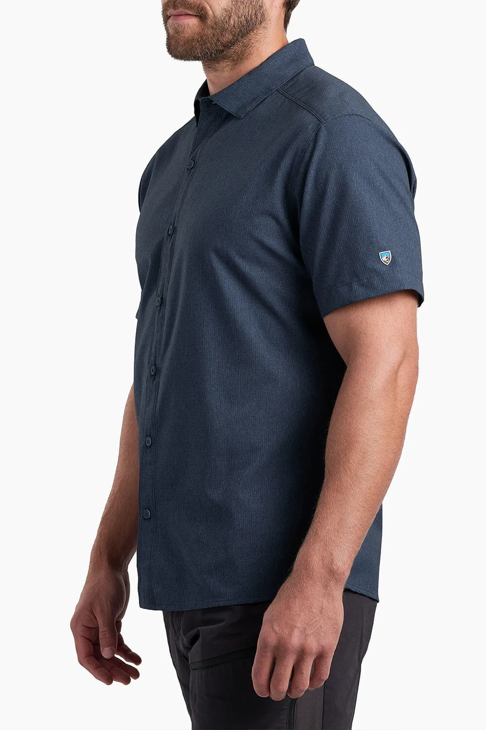 Kuhl Breeze Win Shirt for Men in Blue | 7484-PB-PIRATEBLUE sold by Glik’s product image thumbnail 3