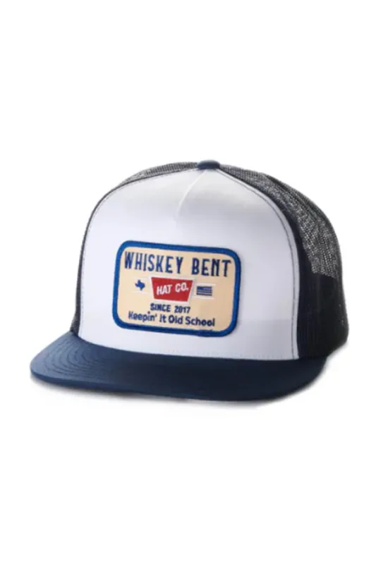 Whiskey Bent The Brewski Trucker Hat for Men in White | BRWSKI-N sold by Glik’s