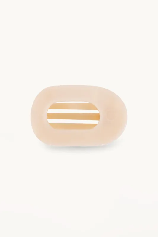 Teleties Small Flat Round Hair Clip in Beige | TT-FCS01-003 sold by Glik’s