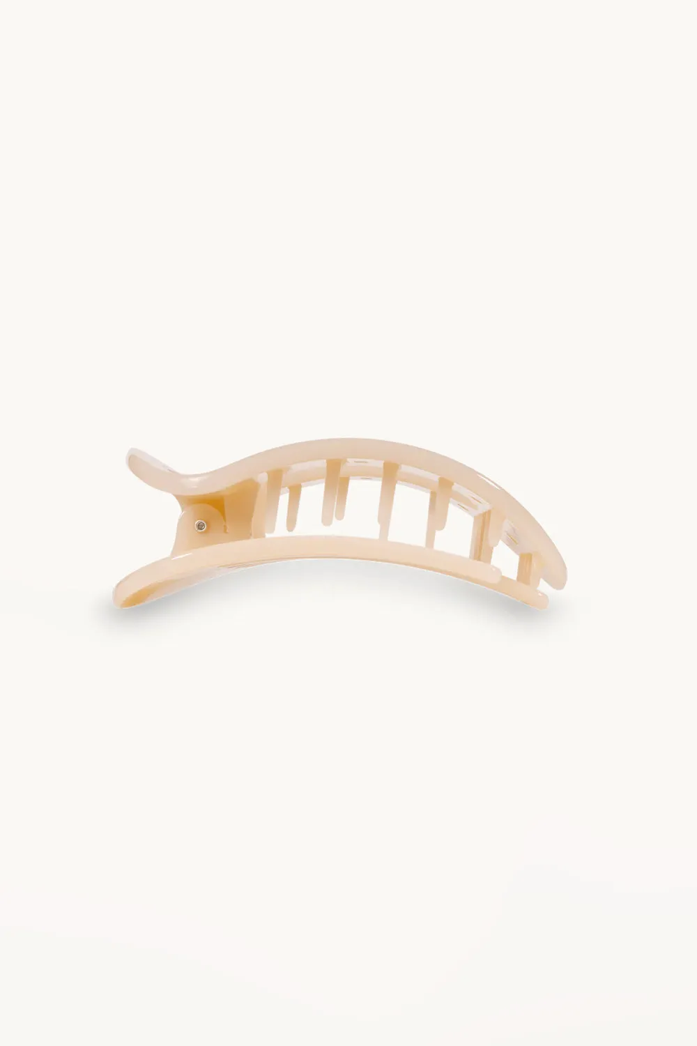 Teleties Small Flat Round Hair Clip in Beige | TT-FCS01-003 sold by Glik’s product image thumbnail 3