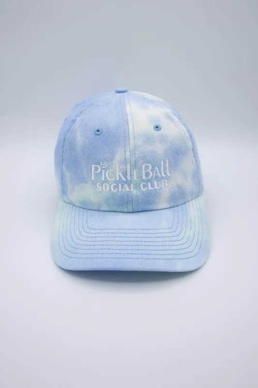 American Needle Ballpark Tie Dye Pickleball Social Club Hat in Blue | AN2202A-PBALL-JBW sold by Glik’s