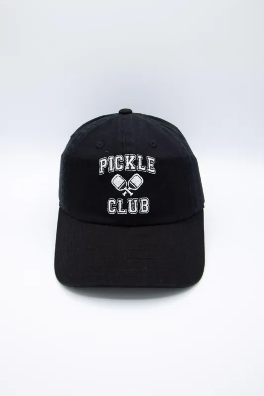 American Needle Ballpark Pickle Club Hat in Black | AN100A-PBALL-BLK sold by Glik’s