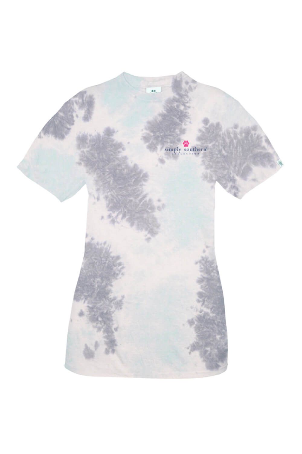 Simply Southern Youth Top Dog Tie-Dye T-Shirt for Girls in Grey | YTH-SS-TOPDOG-SALTY sold by Glik’s product image thumbnail 2