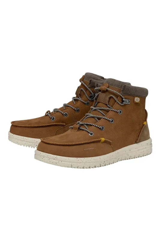 HEYDUDE Men’s Brandley Leather Boots in Cognac | 40189-21N sold by Glik’s