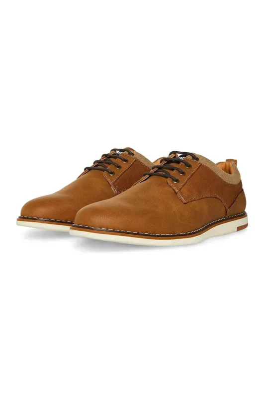 Steve Madden Landen Lace Up Shoes for Men in Tan | LANDEN-TAN sold by Glik’s