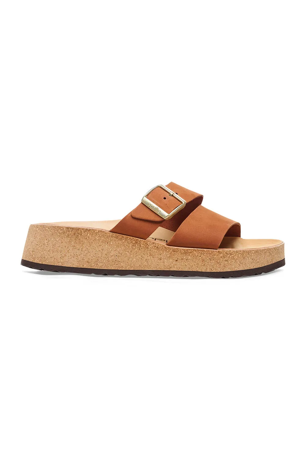 Papillio by Birkenstock Almina Nubuck Sandals for Women in Pecan | 1026892 sold by Glik’s product image thumbnail 3