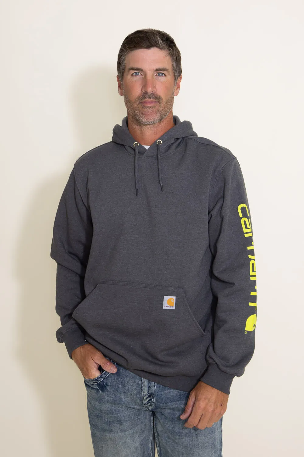 【Carhartt】 BODY OF WORK SWEATSHIRT Carhartt K288-PRT LIMITED EDITION 2021 COLOR Logo Sleeve