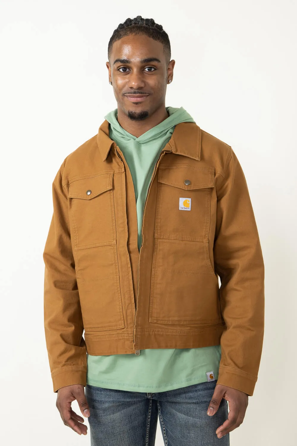 Carhartt Rugged Flex Relaxed Fit Duck Jacket for Men in Brown | 105748-BRN sold by Glik’s product image thumbnail 2