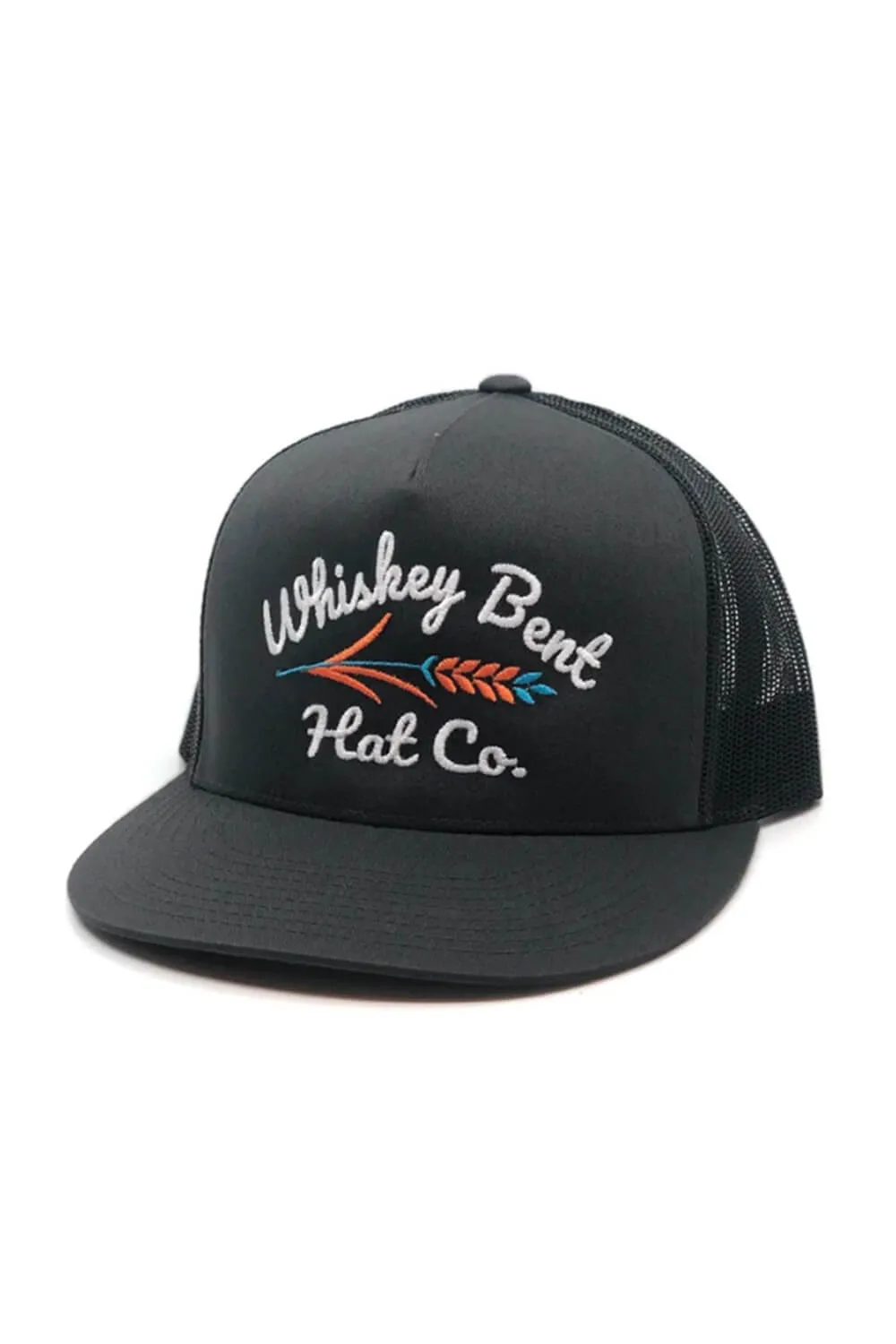 Whiskey Bent Troubador Trucker Hat for Men in Charcoal | TRBDR-CH sold by Glik’s