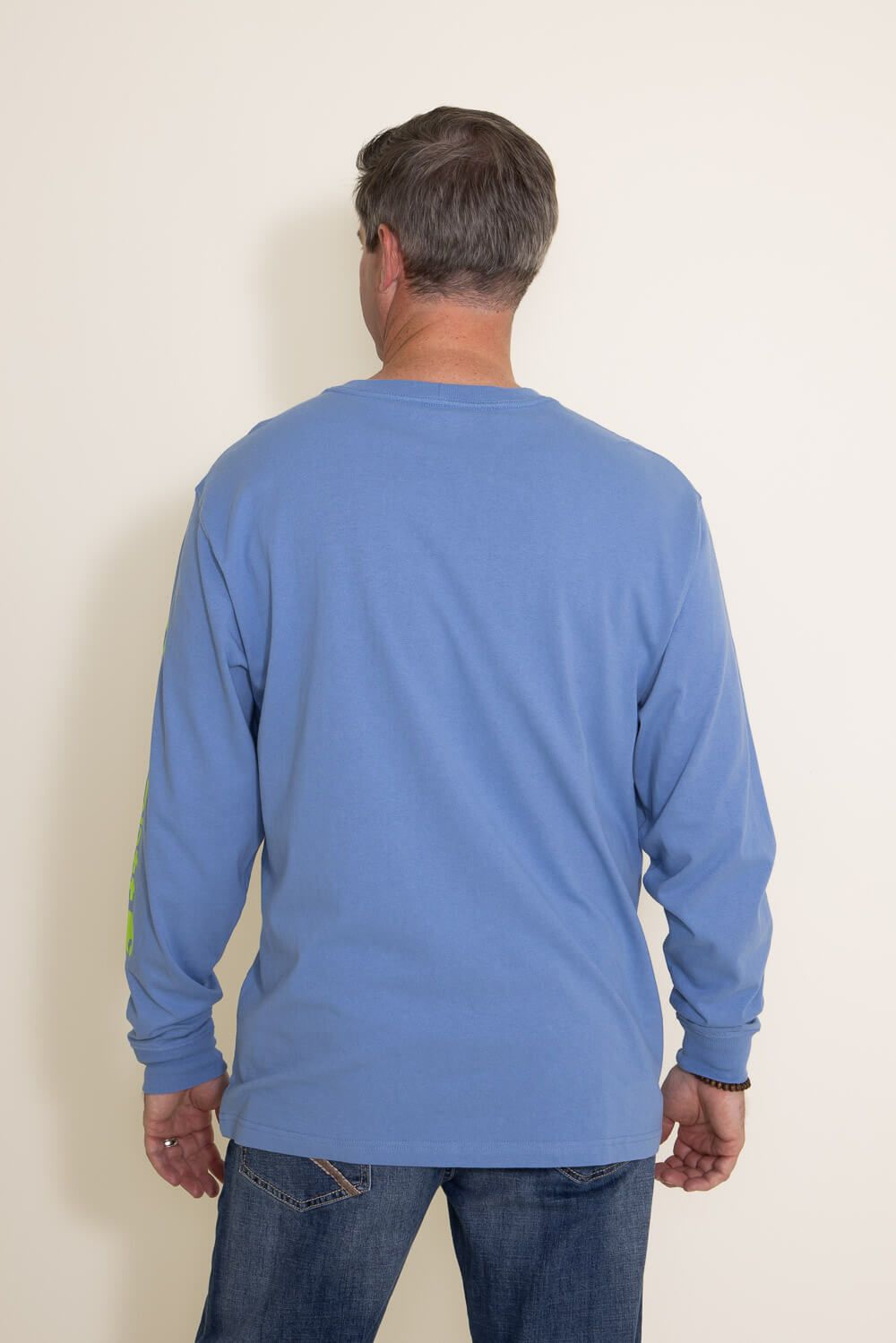 Carhartt Loose Heavyweight Long Sleeve T-Shirt for Men in Skystone Blue | K231-HD0 sold by Glik’s product image thumbnail 3
