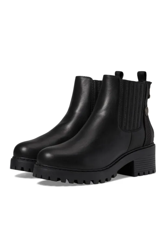 Blowfish Malibu Layten Lug Booties for Women in Black | BF-10289-271 sold by Glik’s