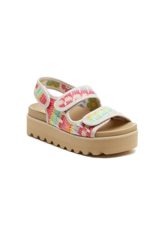 Rocket Dog Balmy Sandals for Women in Pink Multi | BALMY-652 sold by Glik’s