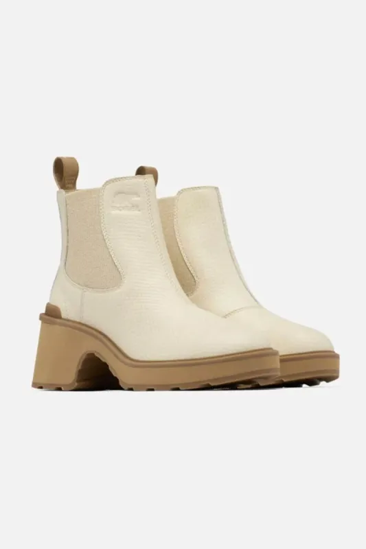 Sorel Hi-Line Heel Chelsea Booties for Women in Ceramic White | 2009131-165 sold by Glik’s