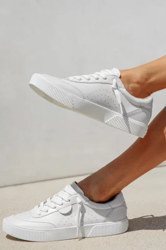 Reef Lay Day Seas Leather Sneakers for Women in White | CJ5179 sold by Glik’s