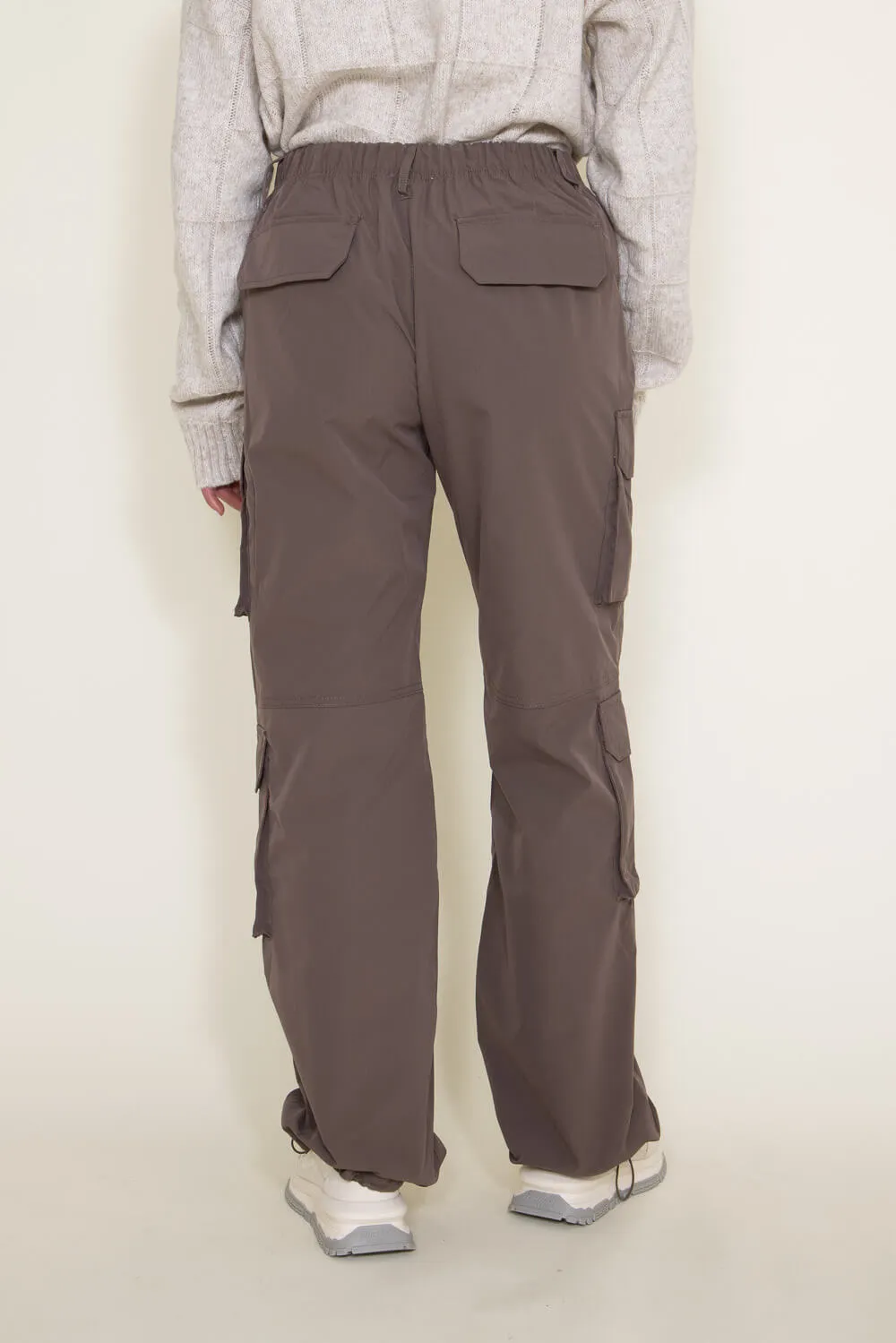 Love Tree Baggy Cargo Pants for Women in Brown | 6870PN-TRUFFLE sold by Glik’s product image thumbnail 3