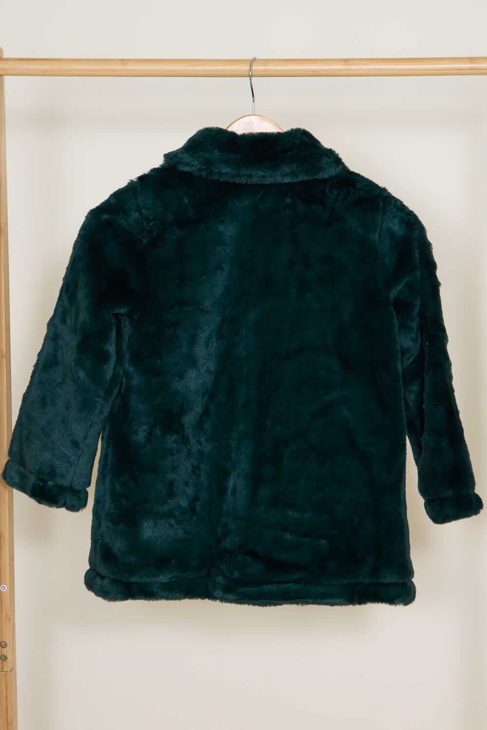 Youth Faux Fur Coat for Girls in Green | 5019AGN sold by Glik’s product image thumbnail 2