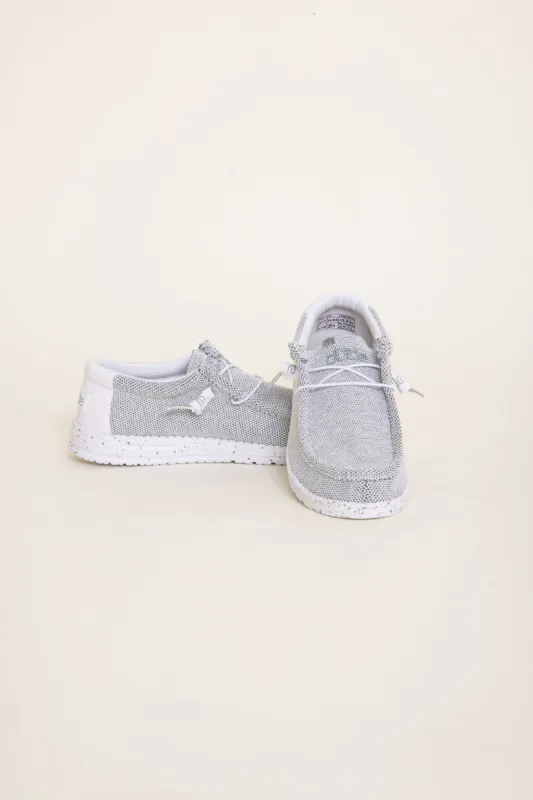 HEYDUDE Men’s Wally Sox Shoes in Stone White (OLD LOGO) | 110350703 sold by Glik’s