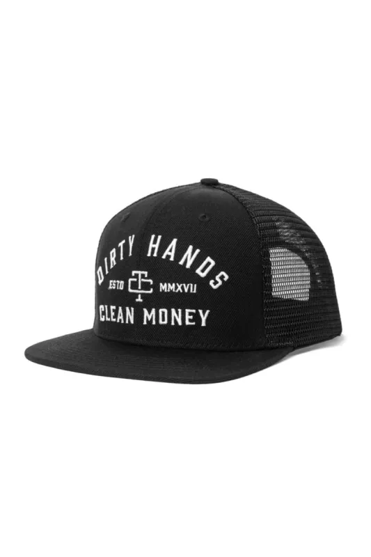 Troll Co. DCHM Meshback Trucker Hat for Men in Black | TC0175-BLACK sold by Glik’s