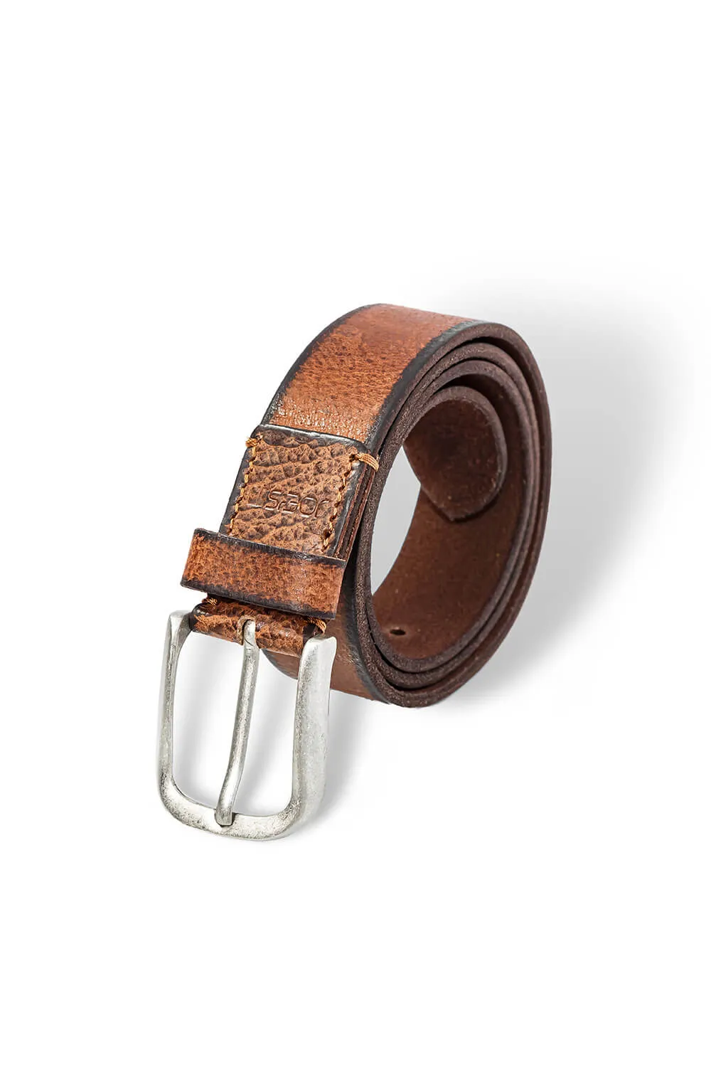 Leather Belt for Men in Cognac | 52101-COGNAC sold by Glik’s