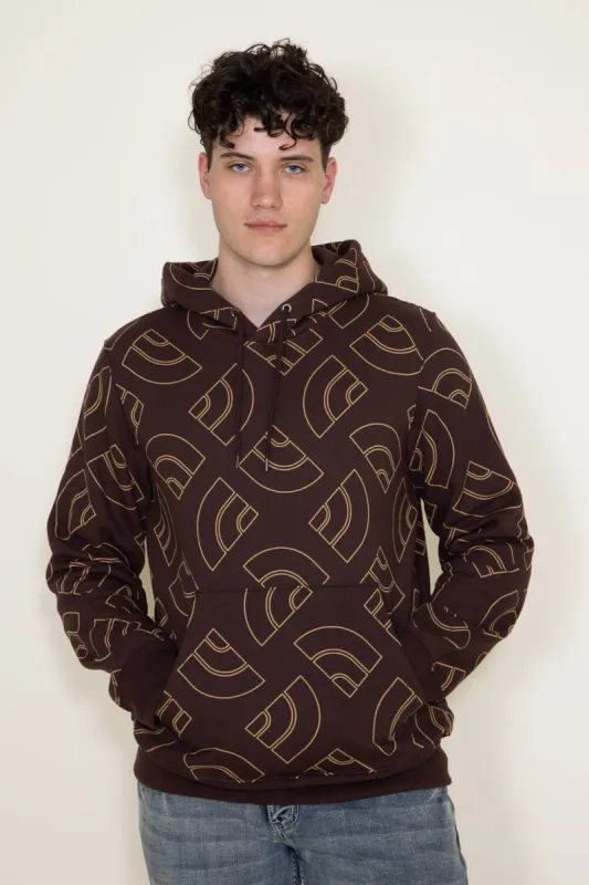 The North Face All Over Print Hoodie for Men in Brown | NF0A81YF-O8K sold by Glik’s