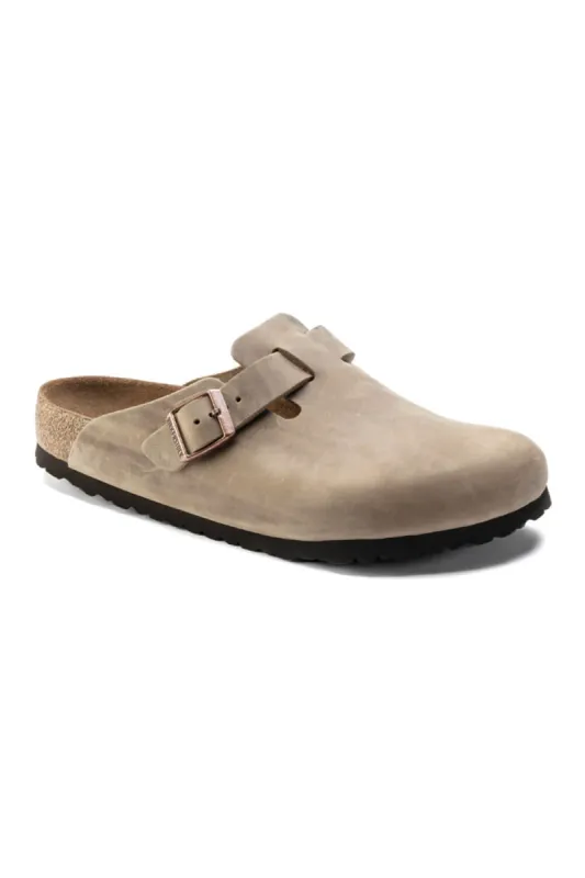 Birkenstock Boston Soft Footbed Oiled Leather Clogs for Women in Tobacco Brown | 1019484 sold by Glik’s