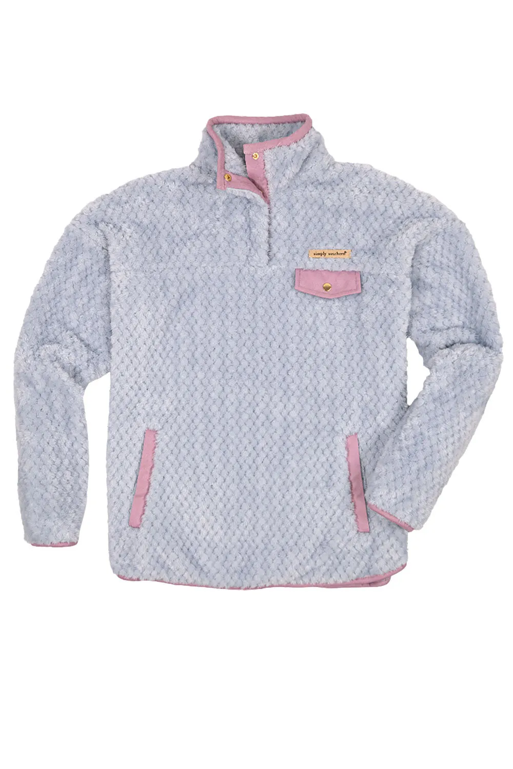 Simply Southern Simply Soft Pullover for Women in Blue | PP-0322-SIMPLYSOFTPULL-WINTER sold by Glik’s product image thumbnail 3