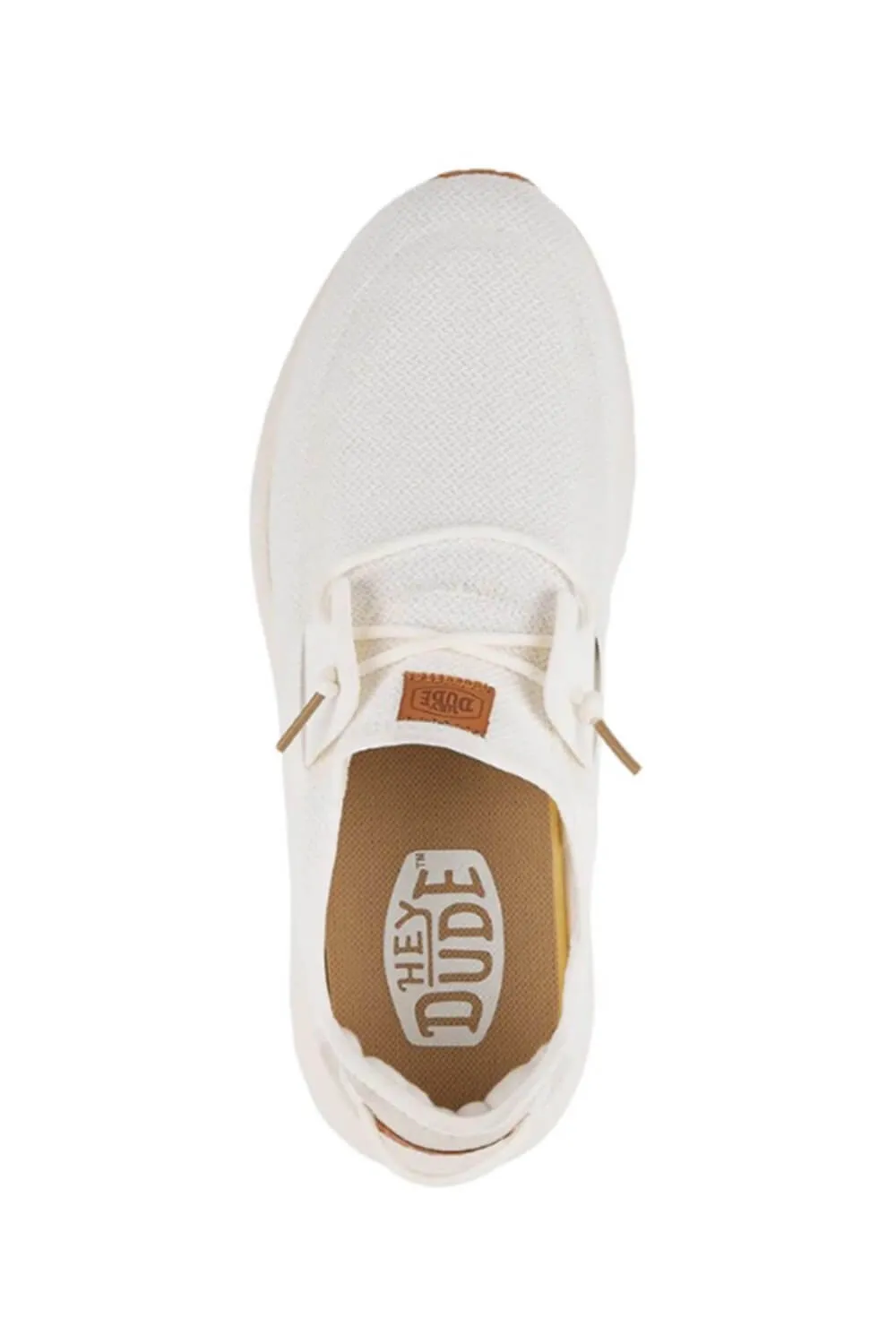 HEYDUDE Men’s Sirocco Neutrals Shoes in White | 41292-143 sold by Glik’s product image thumbnail 4