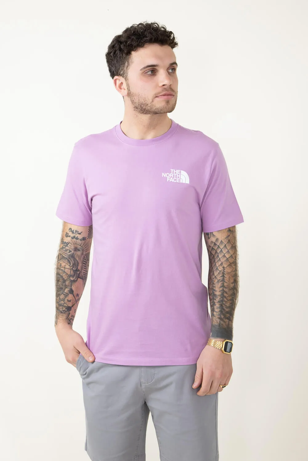 The North Face Box NSE T-Shirt for Men in Purple | NF0A812H-PO2 sold by Glik’s product image thumbnail 4