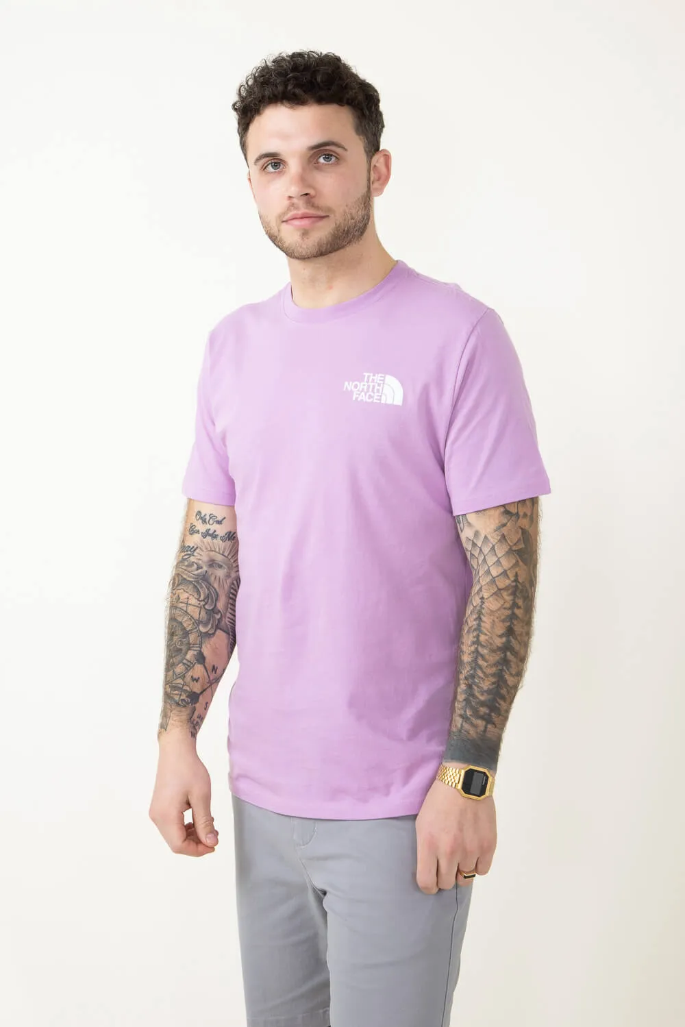 The North Face Box NSE T-Shirt for Men in Purple | NF0A812H-PO2 sold by Glik’s product image thumbnail 2