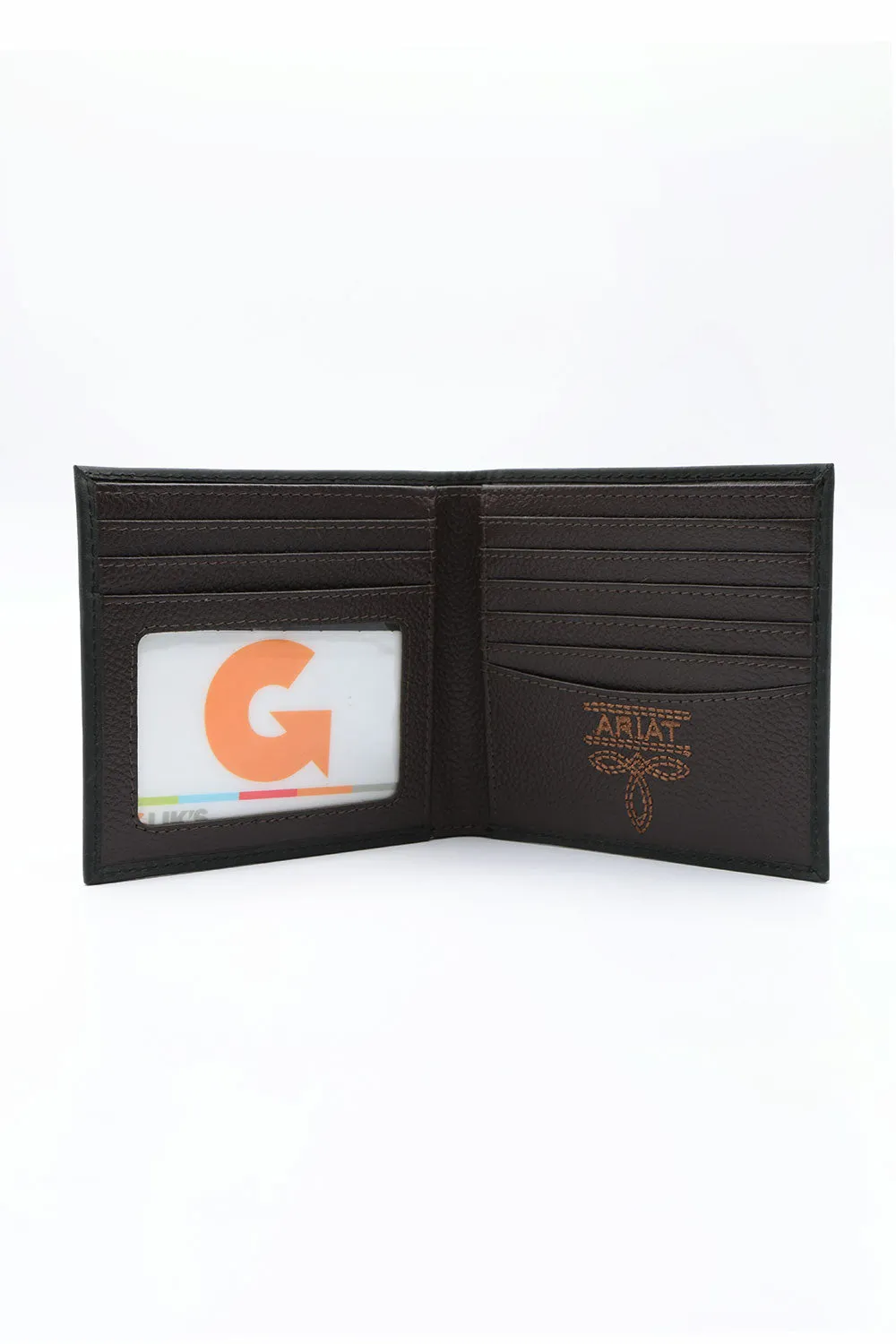 Ariat Bi-Fold Embroidered Wallet in Black | A3546001-BLACK sold by Glik’s product image thumbnail 2