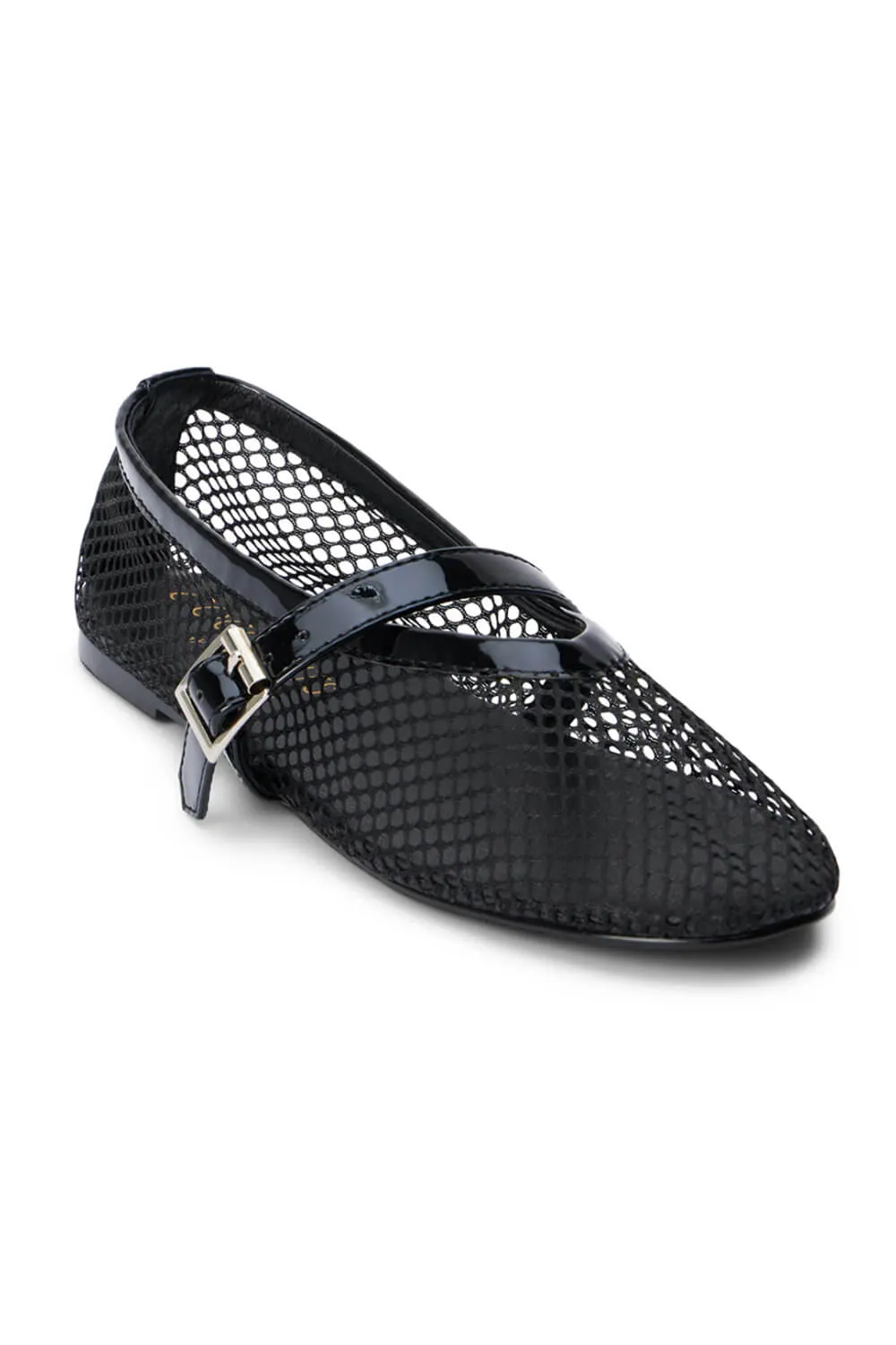 Coconuts by Matisse Nolita Mesh Ballet Flats for Women in Black | NOLITA BLACK sold by Glik’s product image thumbnail 2