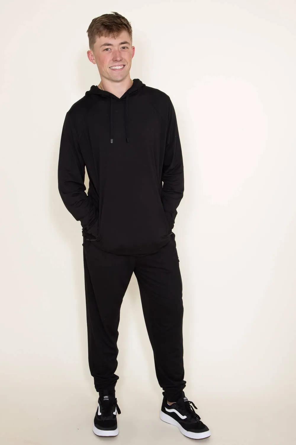 1897 Active Every Day Performance Hoodie for Men in Black | MJ850-BLACK sold by Glik’s product image thumbnail 4