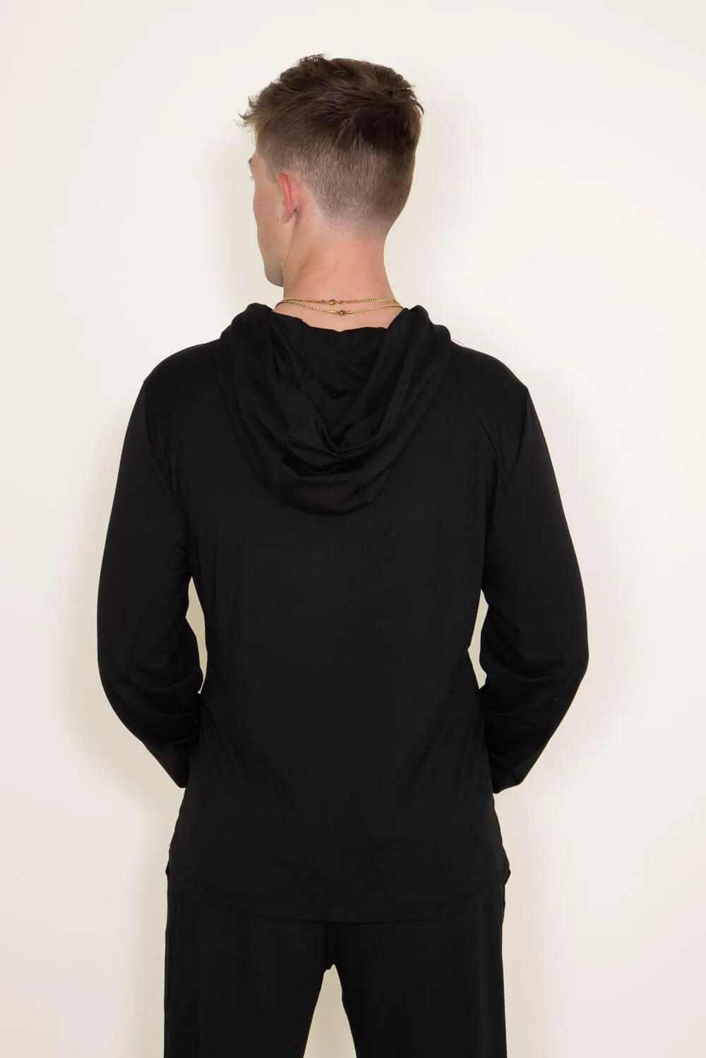 1897 Active Every Day Performance Hoodie for Men in Black | MJ850-BLACK sold by Glik’s product image thumbnail 3